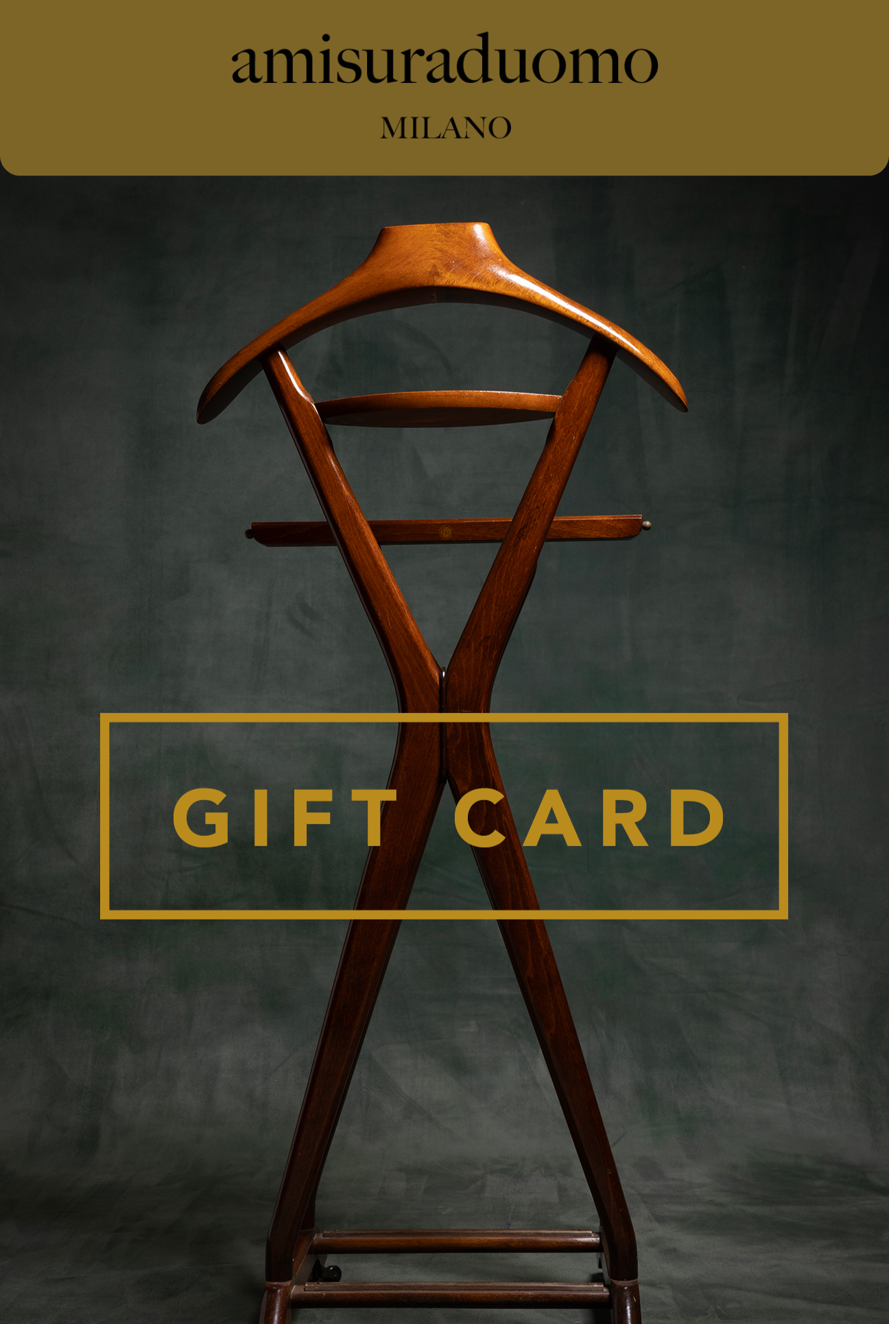 immagine rappresentativa della gift card amisraduomo sartoria Milano