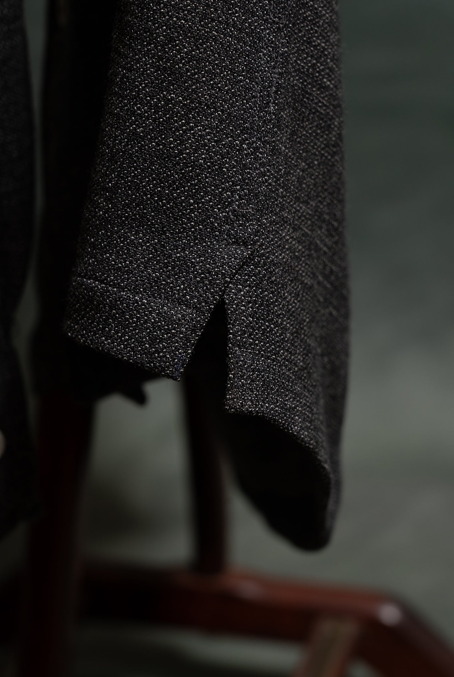 Giacca da uomo Overshirt in jersey di lana grigia amisuraduomo sartoria Milano