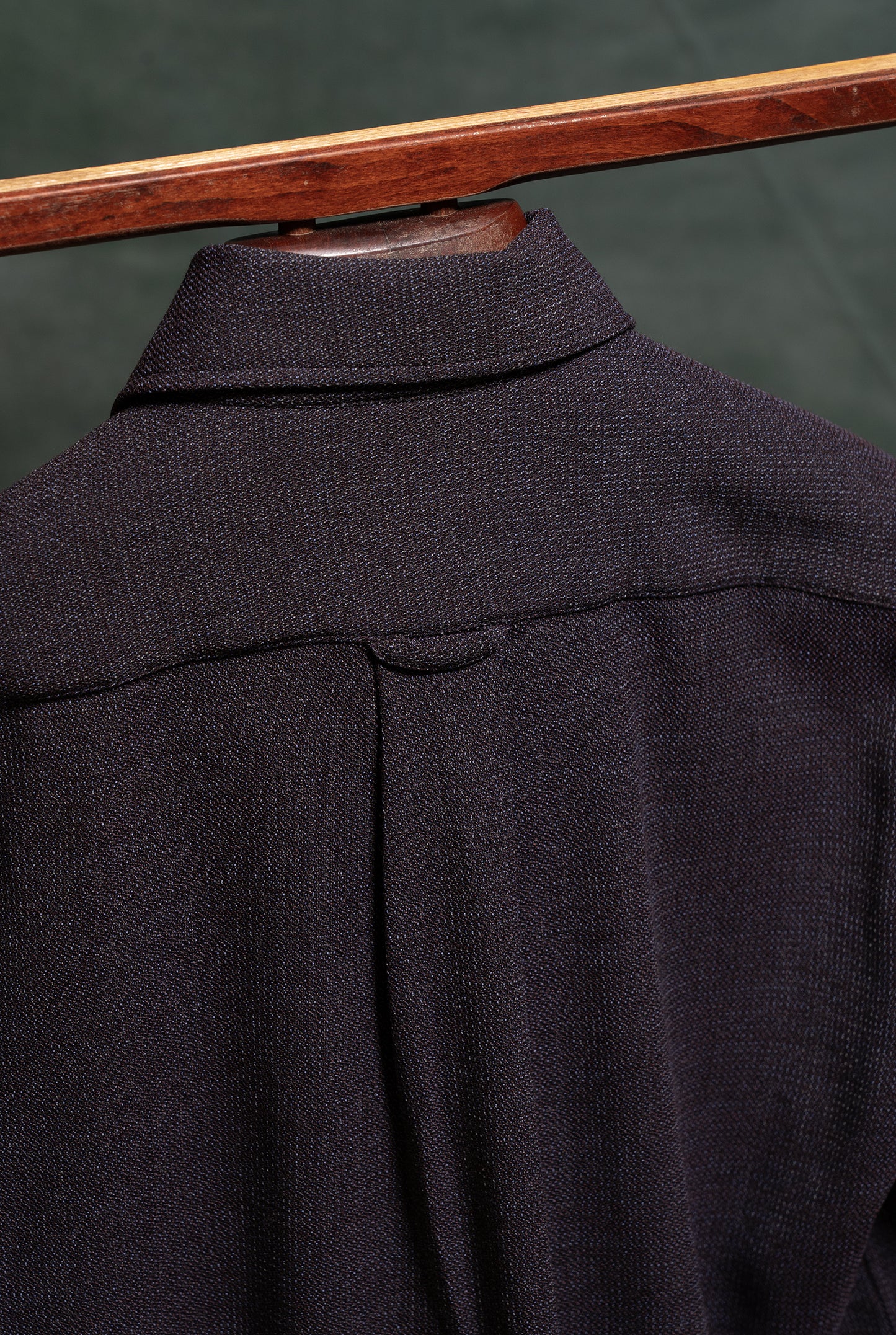 Giacca da uomo Overshirt in jersey di lana grigia amisuraduomo sartoria Milano