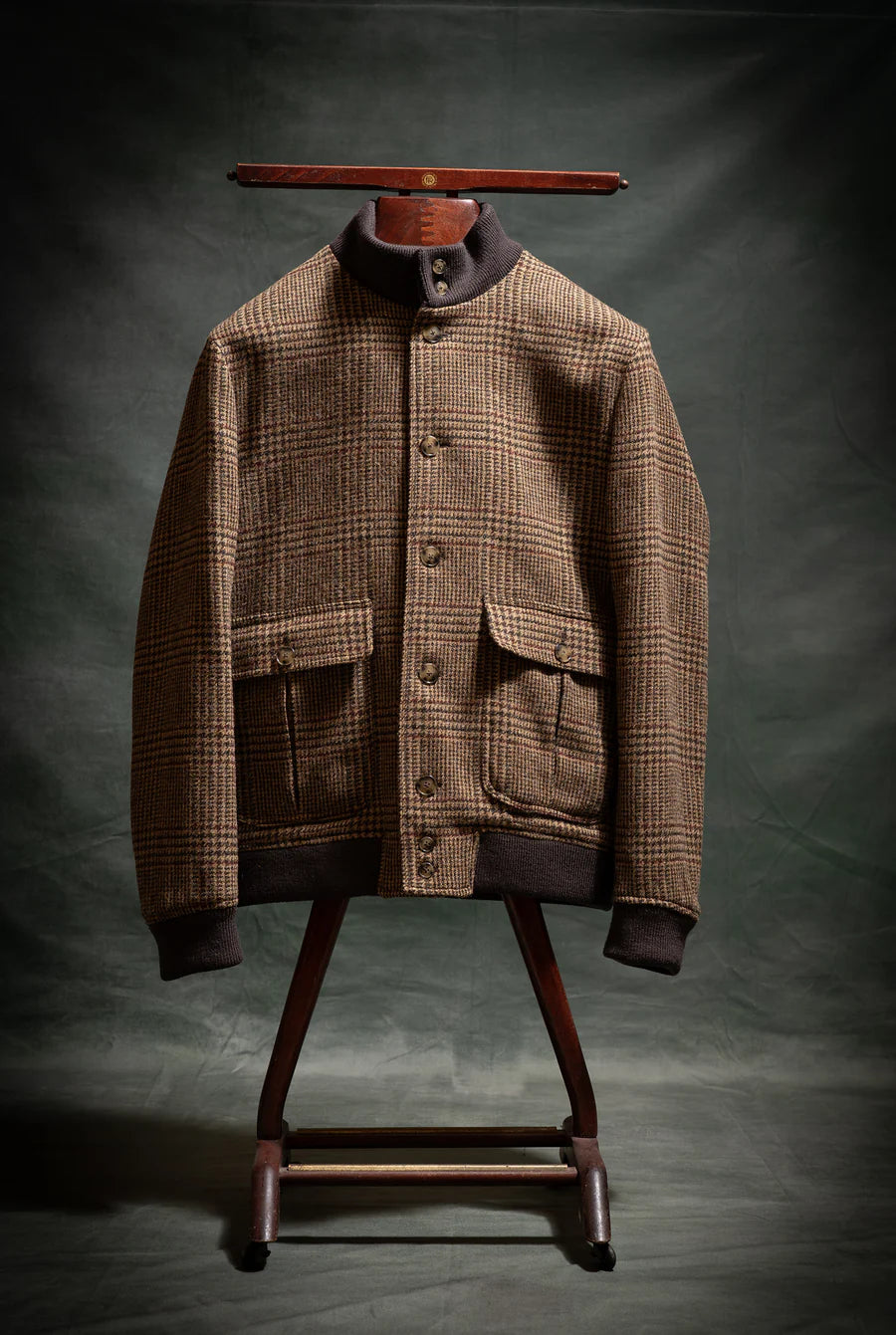 Giacca da uomo giubbotto vintage BRERA in lana