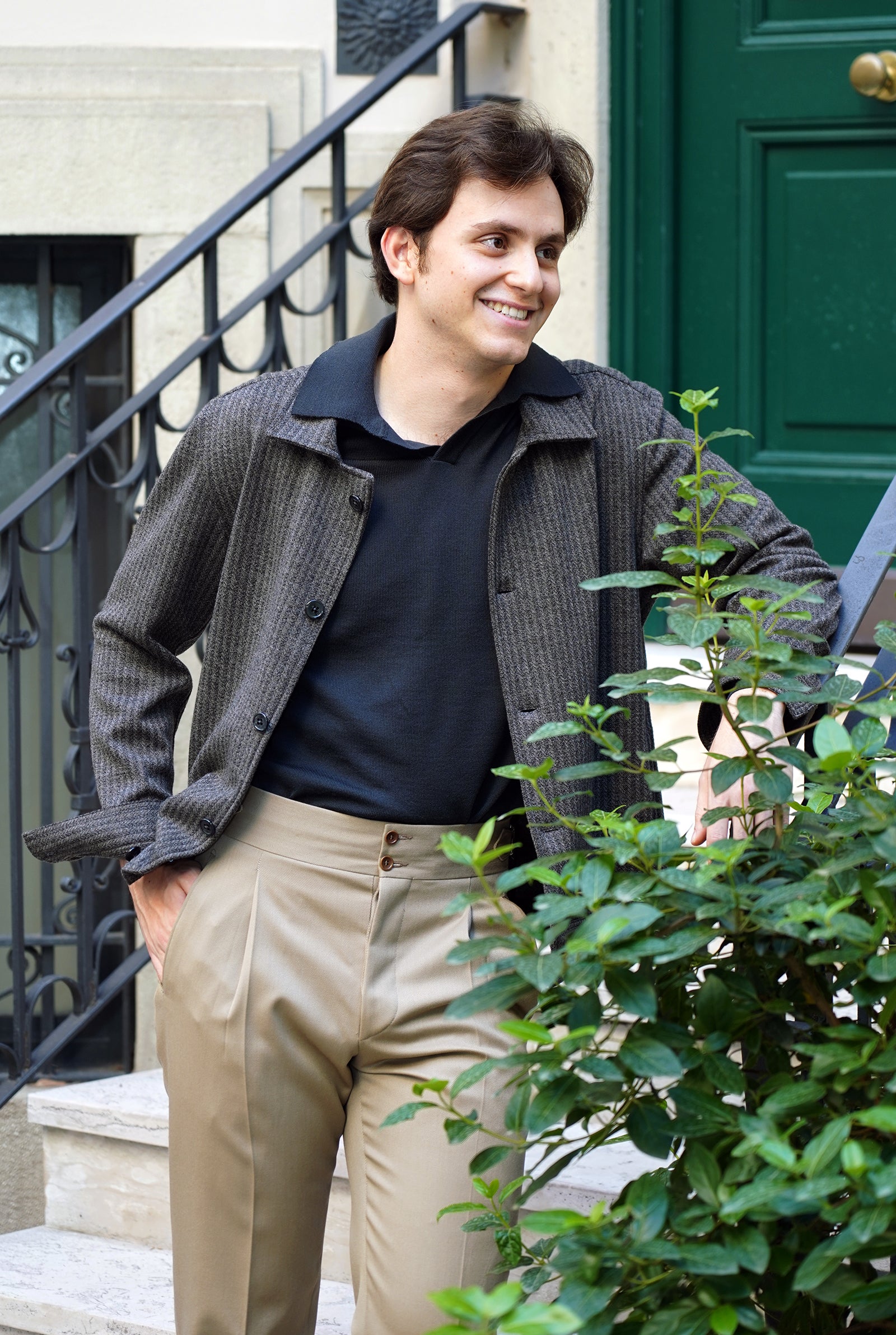 Giacca sfoderata modello Bicocca amisuradumo sartoria Milano