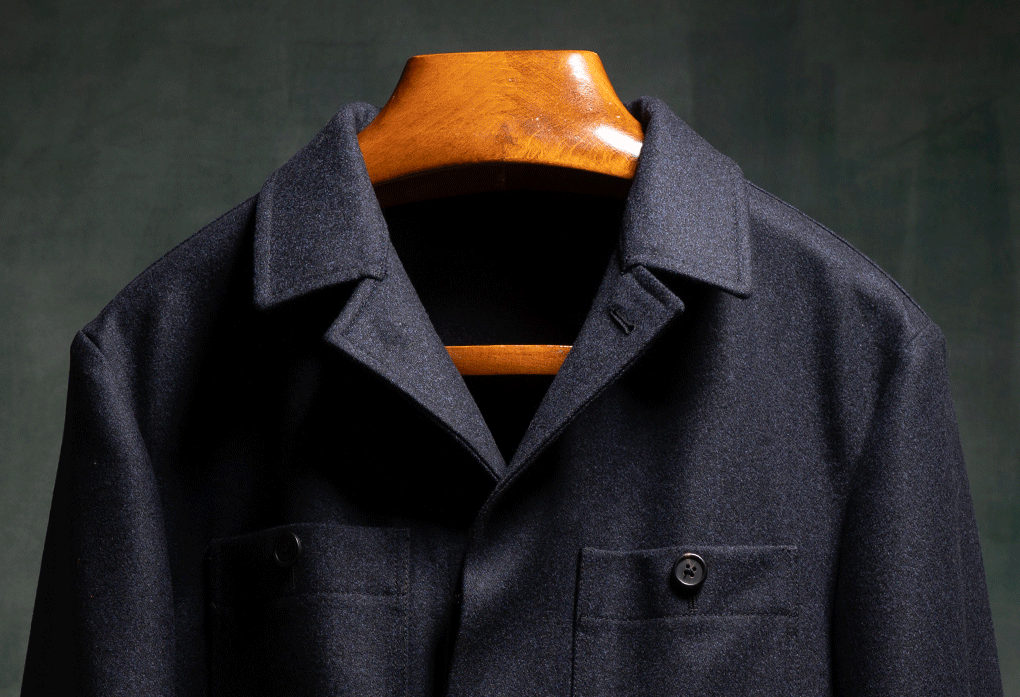 Giacca da uomo hybrid jacket ISOLA in lana Loro Piana Rain System