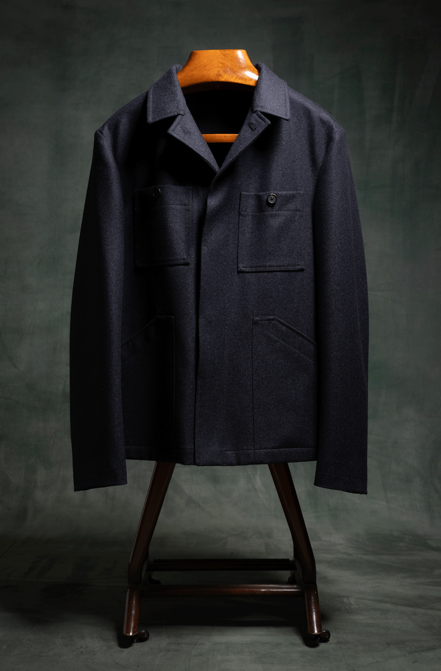 Giacca da uomo hybrid jacket ISOLA in lana Loro Piana Rain System