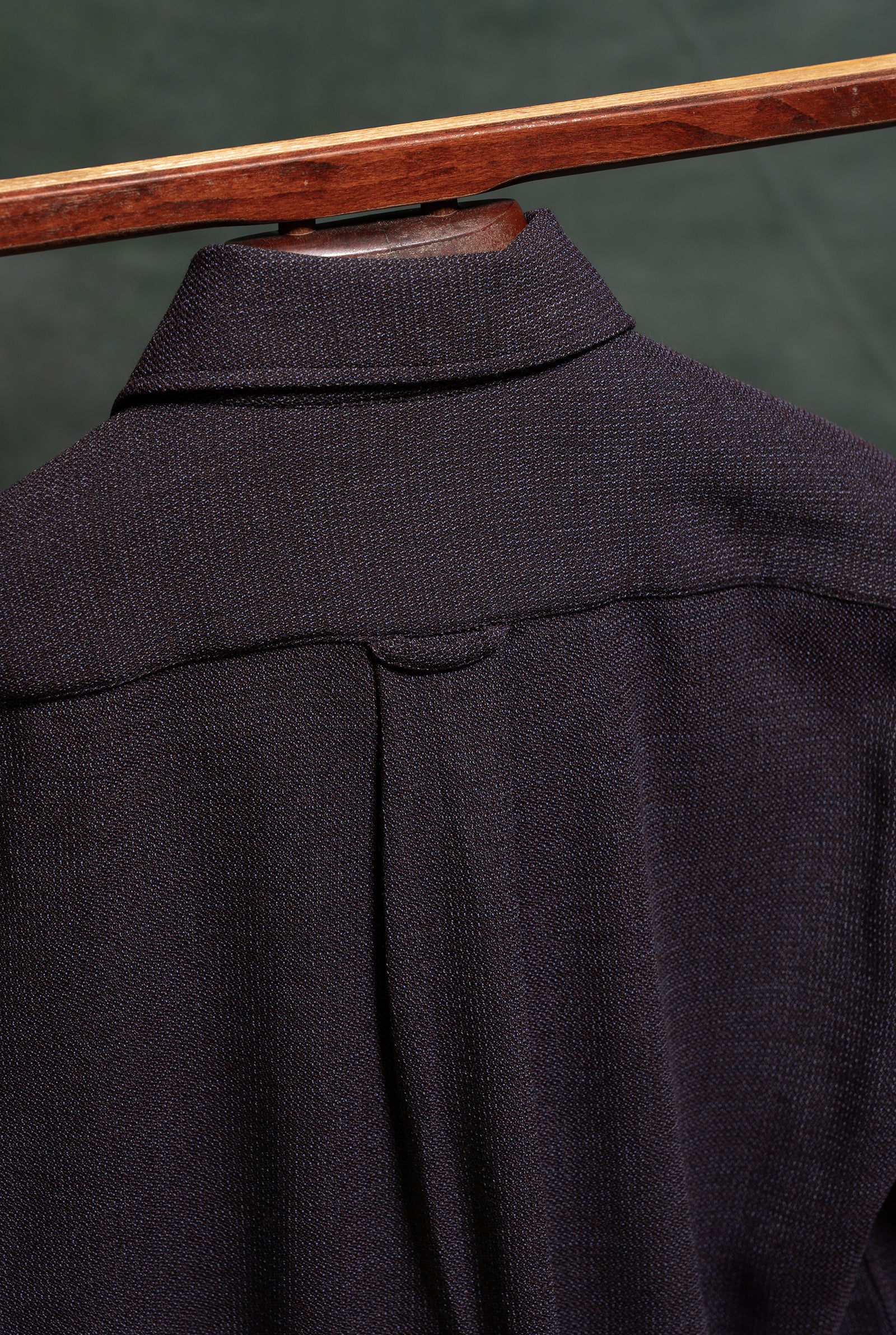 Giacca da uomo Overshirt in jersey di lana grigia amisuraduomo sartoria Milano